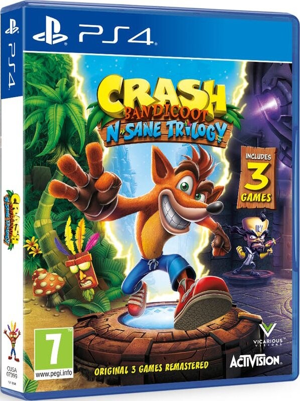 Crash Bandicoot - N'sane Trilogy Remastered - PS4