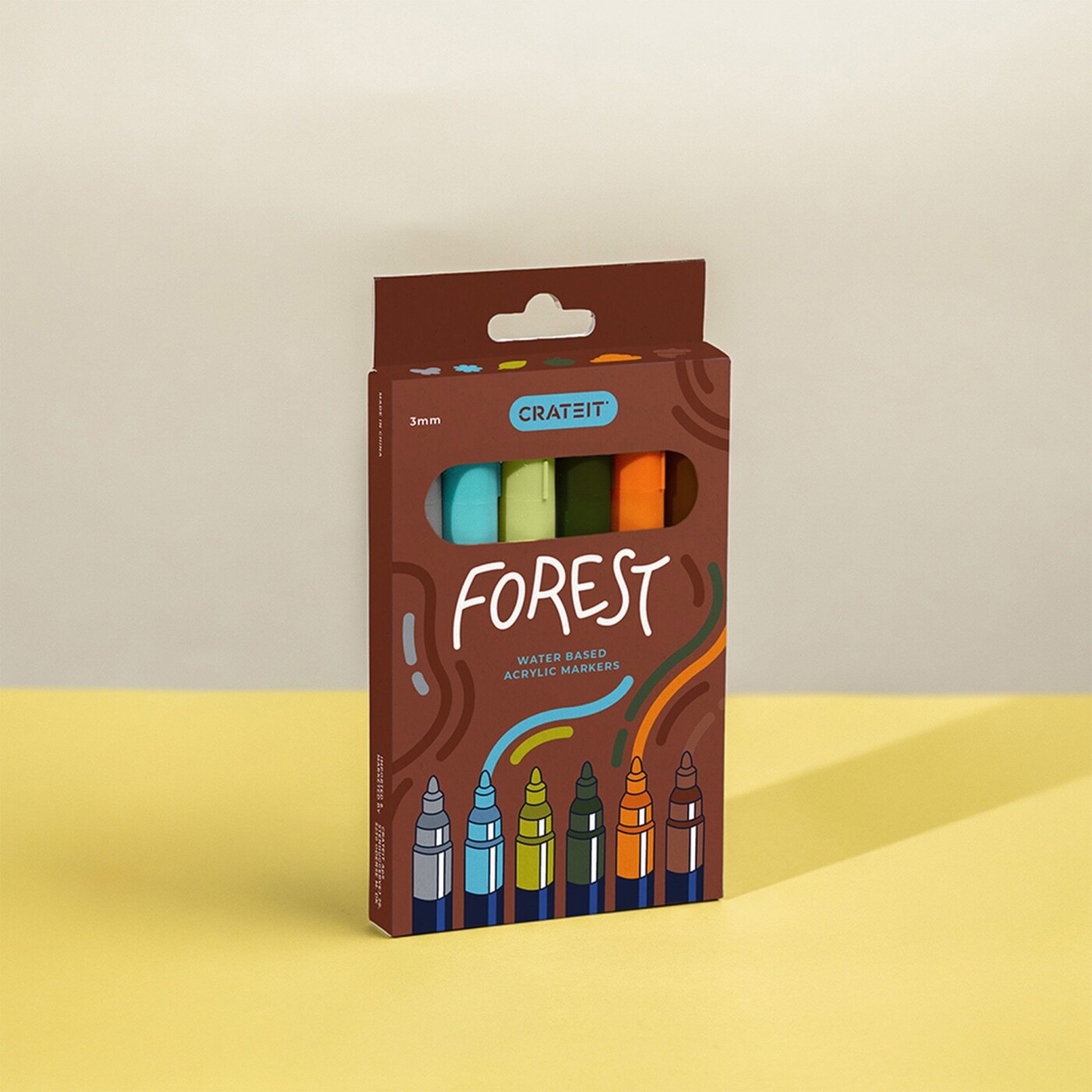 Crateit - Forest Tuscher 3mm - 6 Stk.
