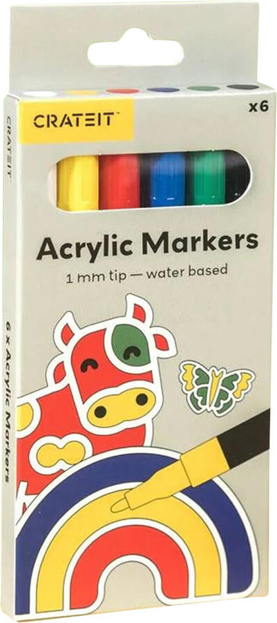 Crateit - Markers 1 Mm - 6 Stk