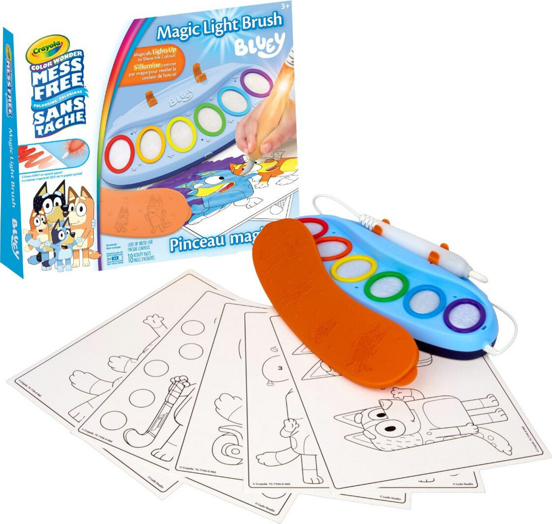 Crayola - Color Wonder Magisk Lys Op Bluey