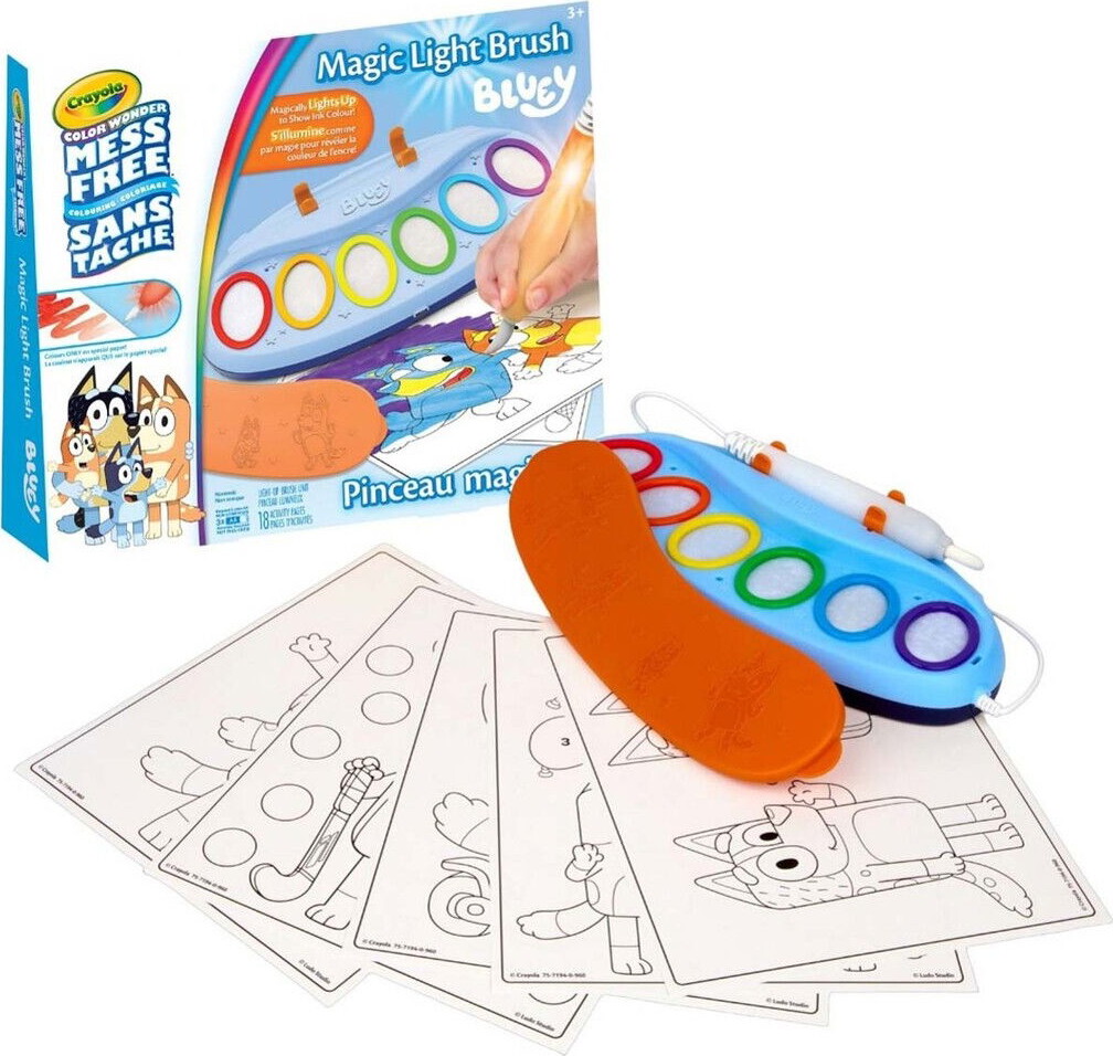 Crayola - Color Wonder Magisk Lys Op Bluey