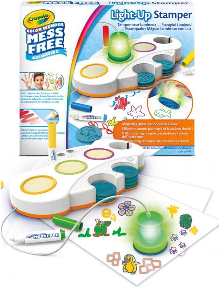 Crayola - Color Wonder Magisk Lys Op Stempler