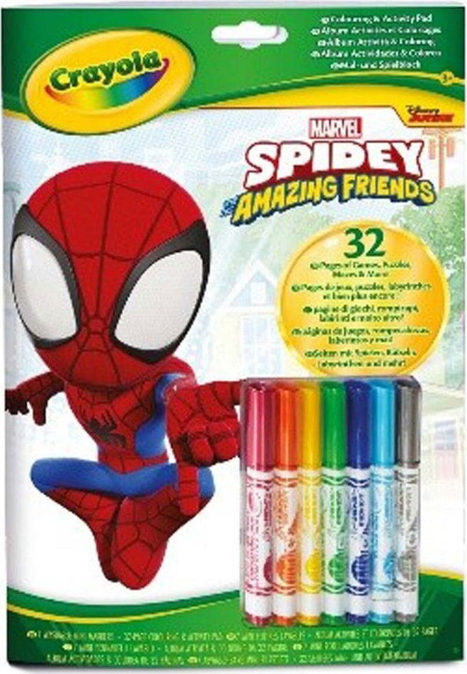 Crayola - Farve - & Aktivitetsalbum Spidey