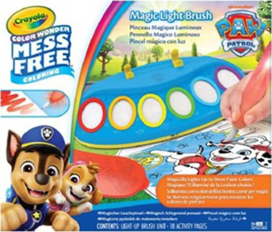 Crayola - Magic Lysende Pensel Paw Patrol
