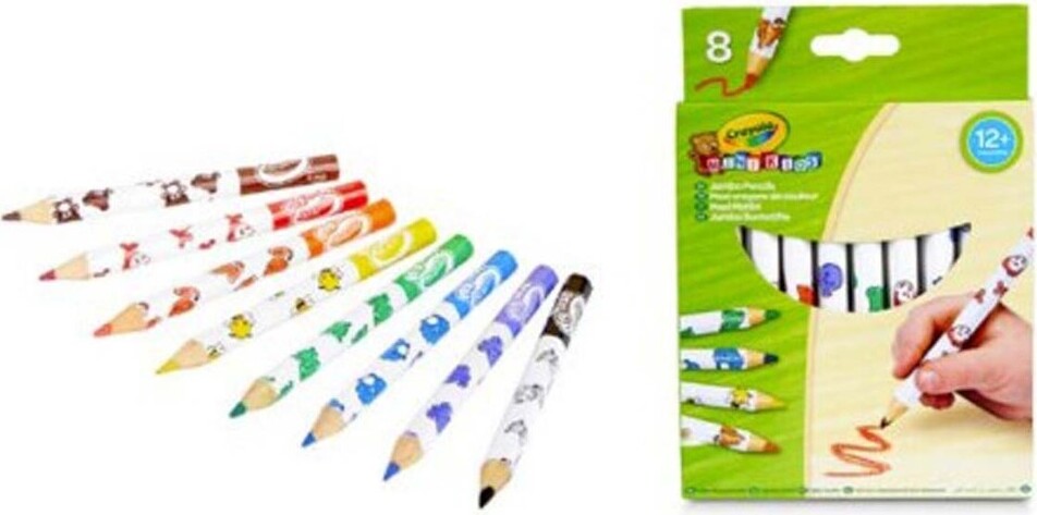 Crayola - Mini Kids Jumbo Deko Penne 8 Stk