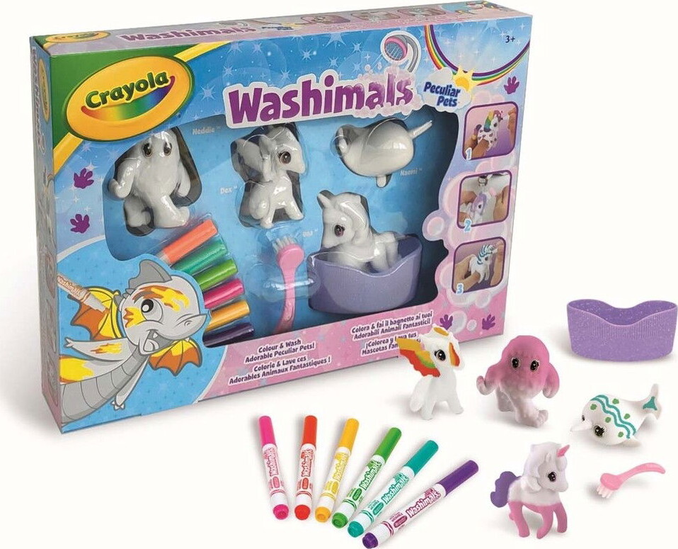 Crayola - Washimals Uni - Kæledyr