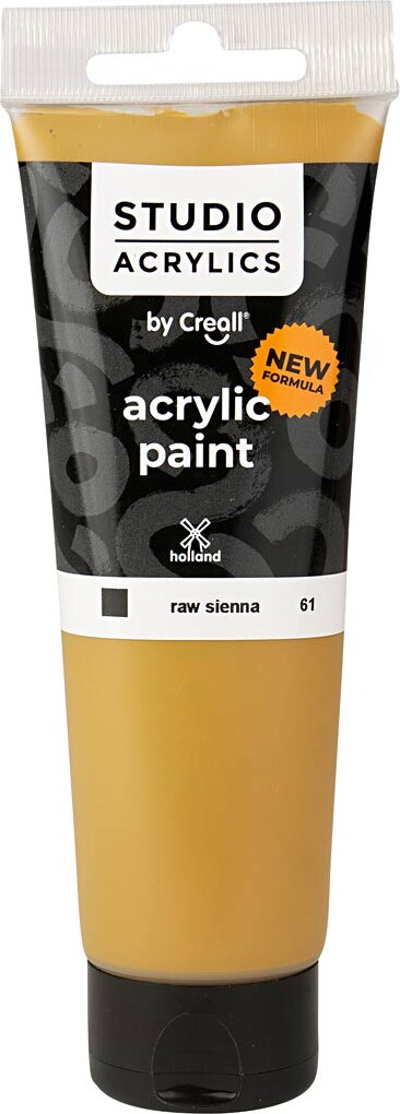Creall Studio Acrylics - Akrylmaling - Dækkende - Raw Sienna - 120 Ml
