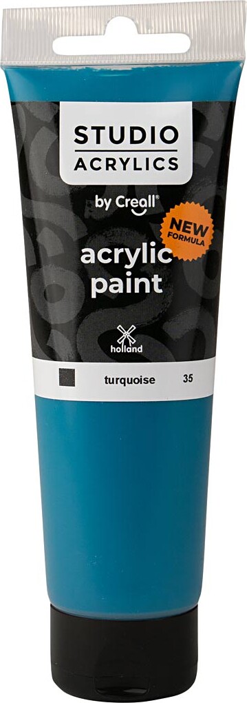 Creall Studio Acrylics - Akrylmaling - Dækkende - Turkisblå - 120 Ml