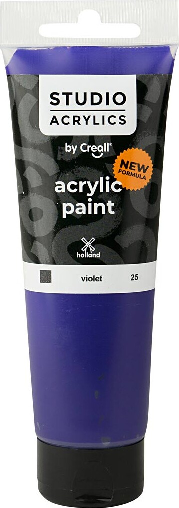 Creall Studio Acrylics - Akrylmaling - Dækkende - Violet - 120 Ml