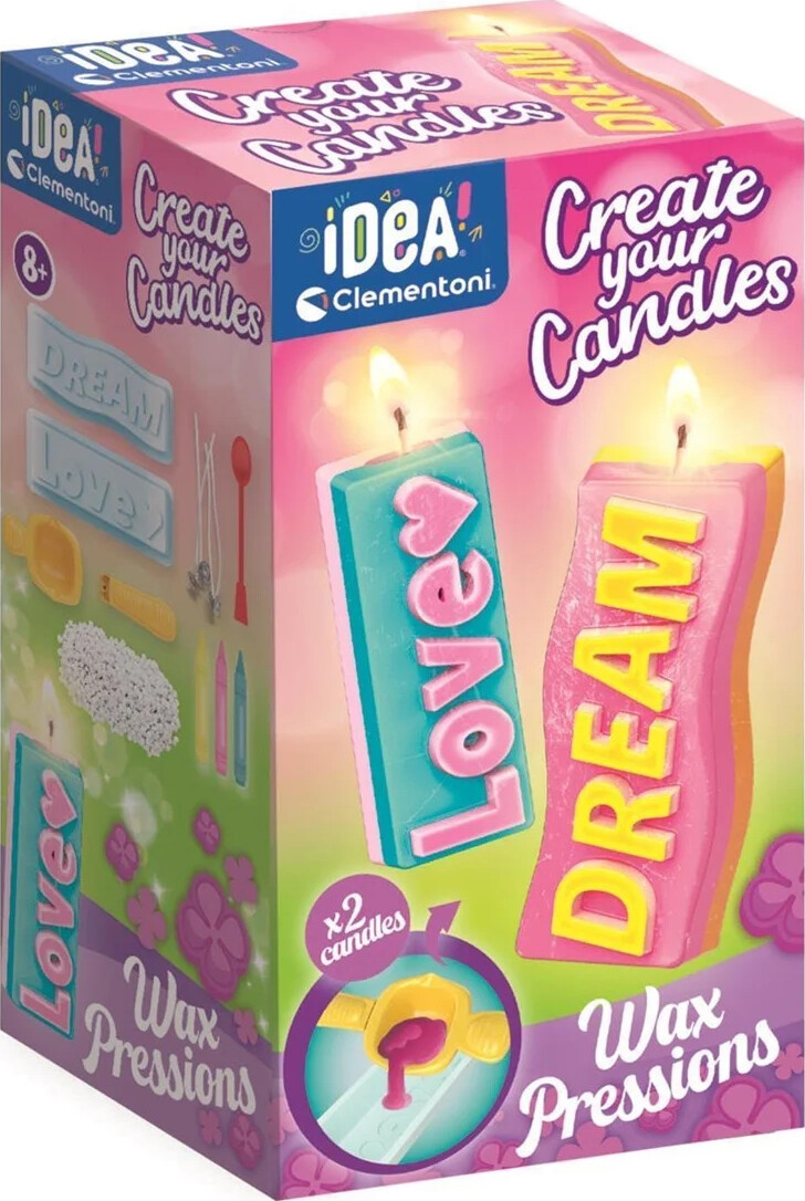 Clementoni 18353 Lav Dine Egne Stearinlys Kreasæt - 8+år - Dream Love