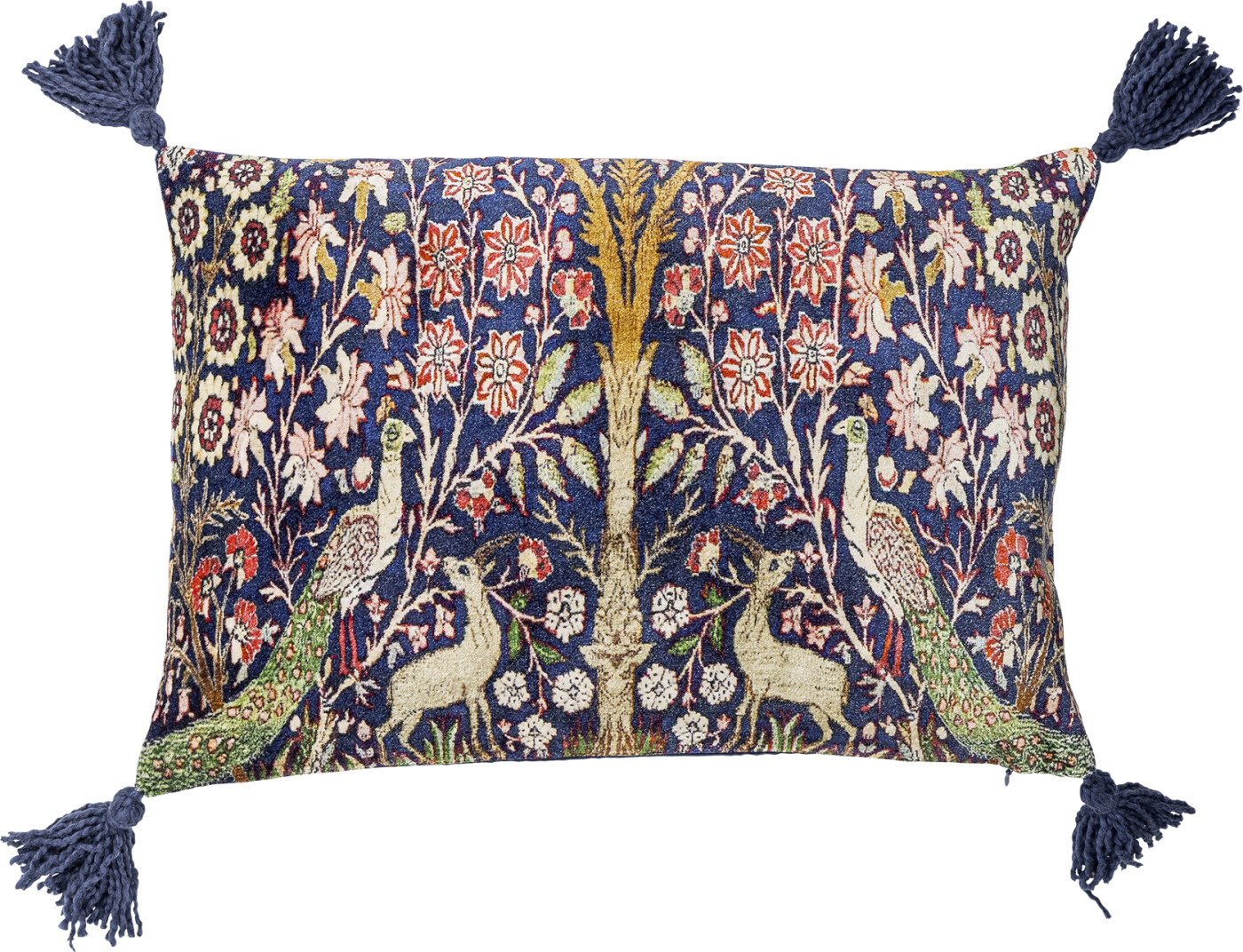 Creative Collection - Adya Pyntepude - 50x35 Cm - Blå - Viskose