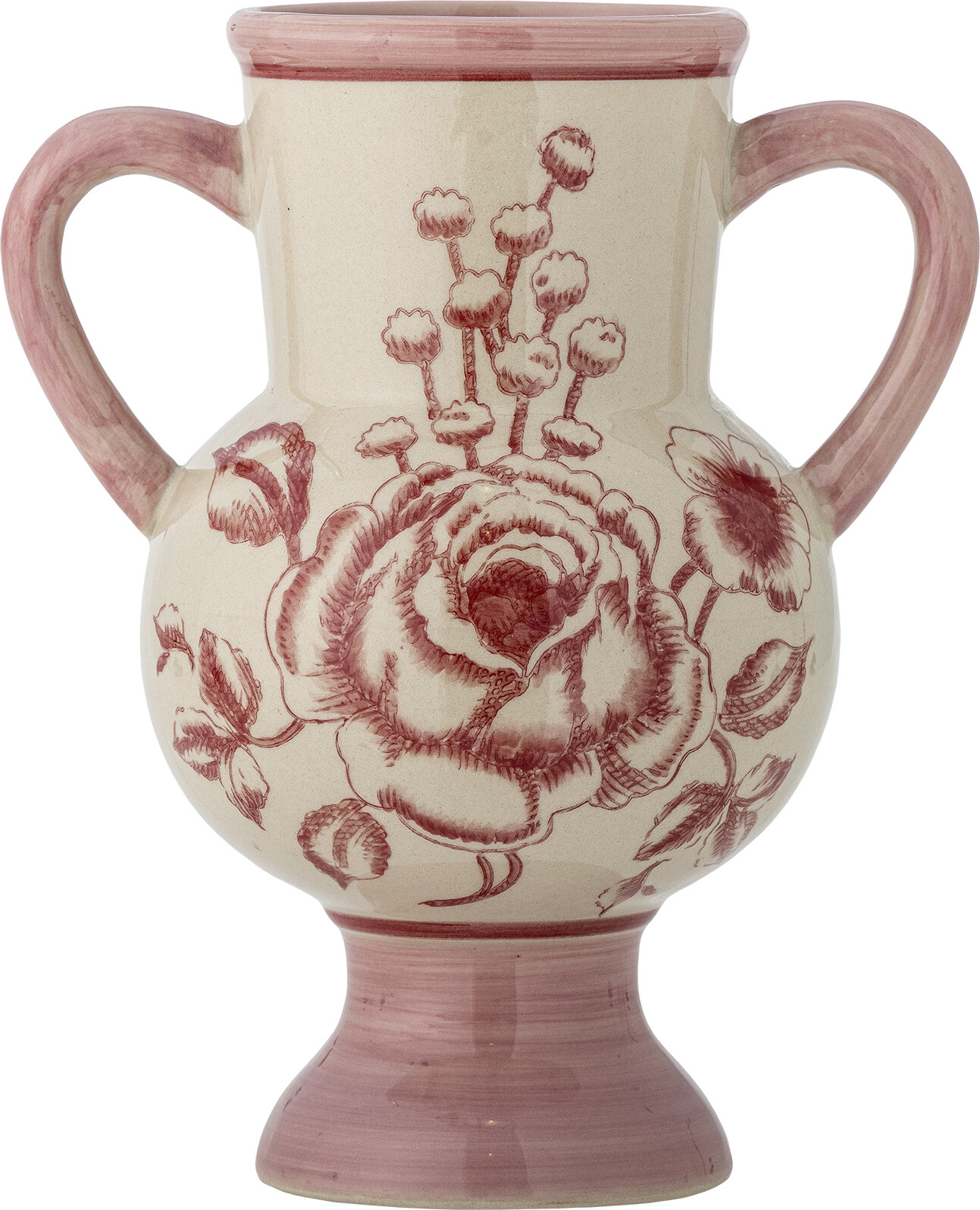 Creative Collection - Alea Vase - Rosa - Stentøj