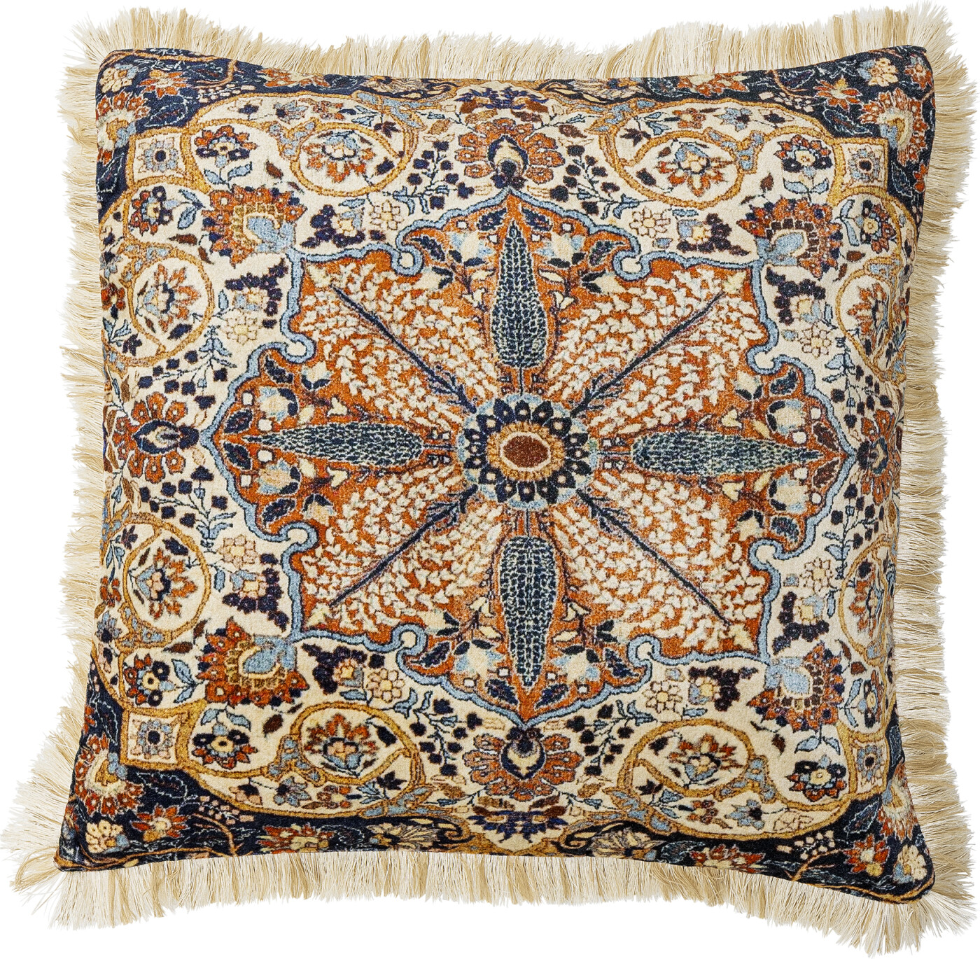 Creative Collection - Asu Pyntepude - 50x50 Cm - Brun - Viskose