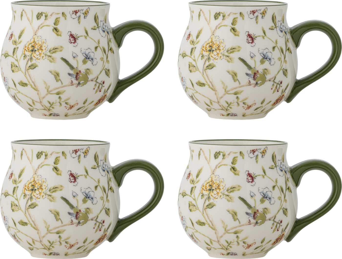 Creative Collection - Bloomie Kopper - Multifarvet - Stentøj - 4 Stk.