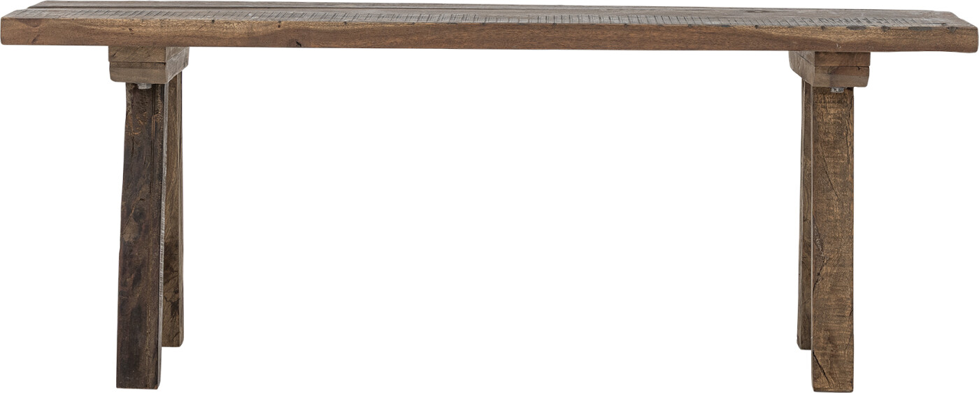 Creative Collection - Brosse Bænk - Brun - Træ - 120x45x35 Cm