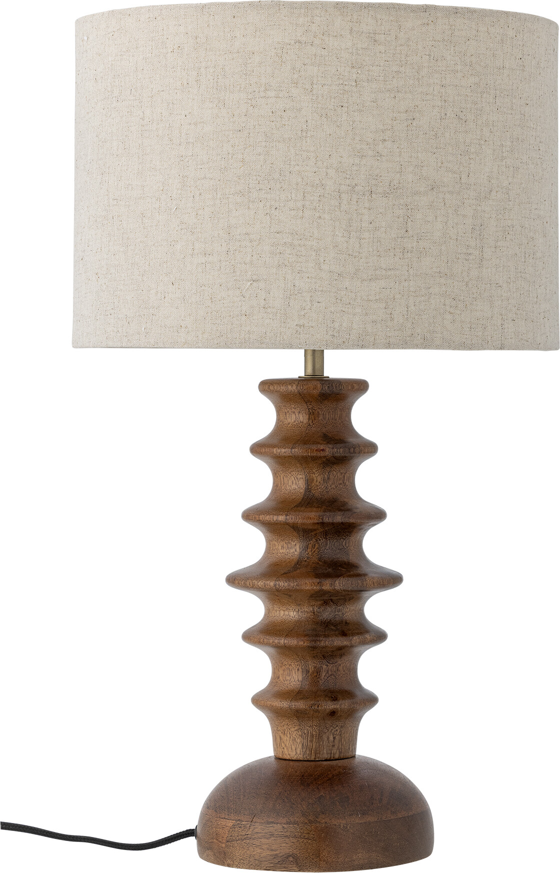 Creative Collection - Elinora Bordlampe - H 52 Cm - Brun - Træ