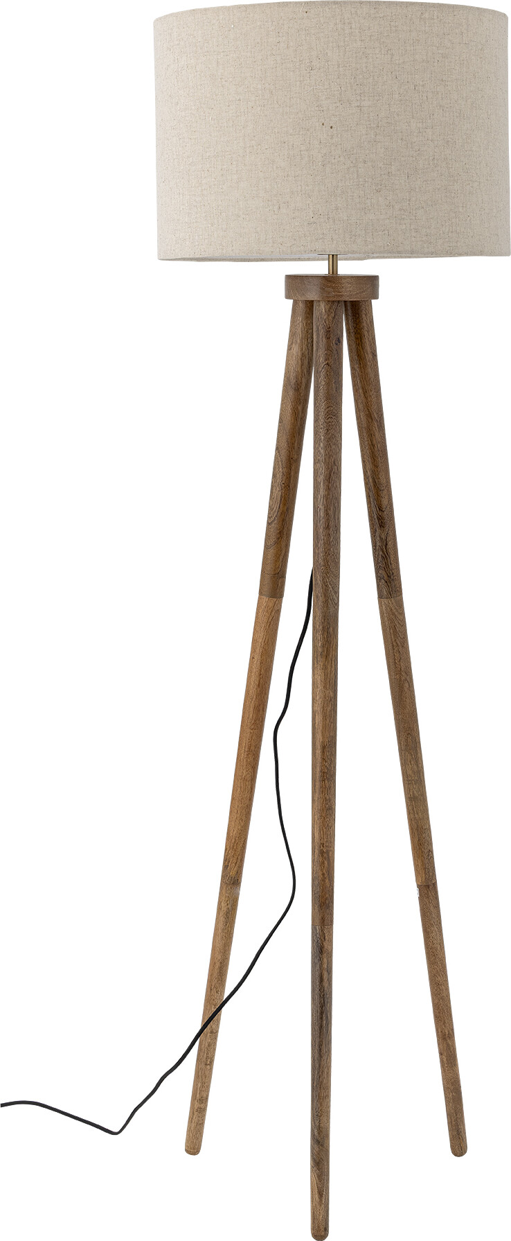Creative Collection - Etienne Gulvlampe, Brun, Mango - Ø46 Ã H156 cm