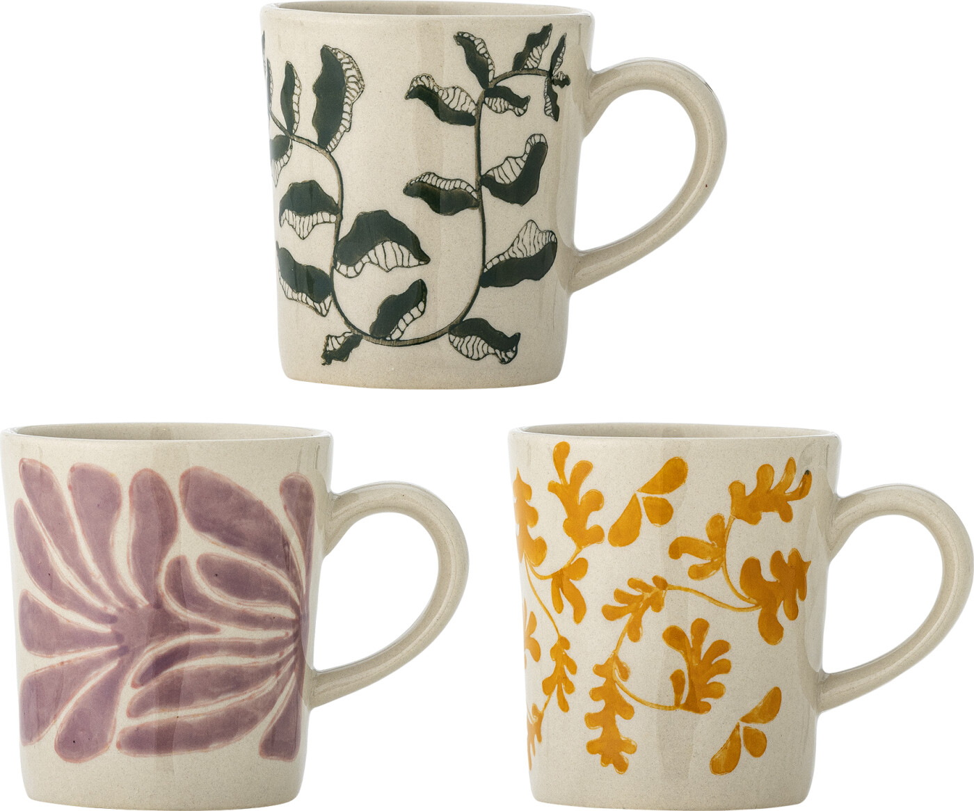 Creative Collection - Fauni Kopper - Multifarvet - Stentøj - 3 Stk.