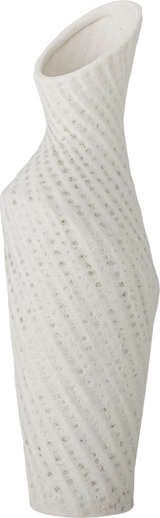 Creative Collection - Fikla Vase - Hvid - Stentøj Keramik