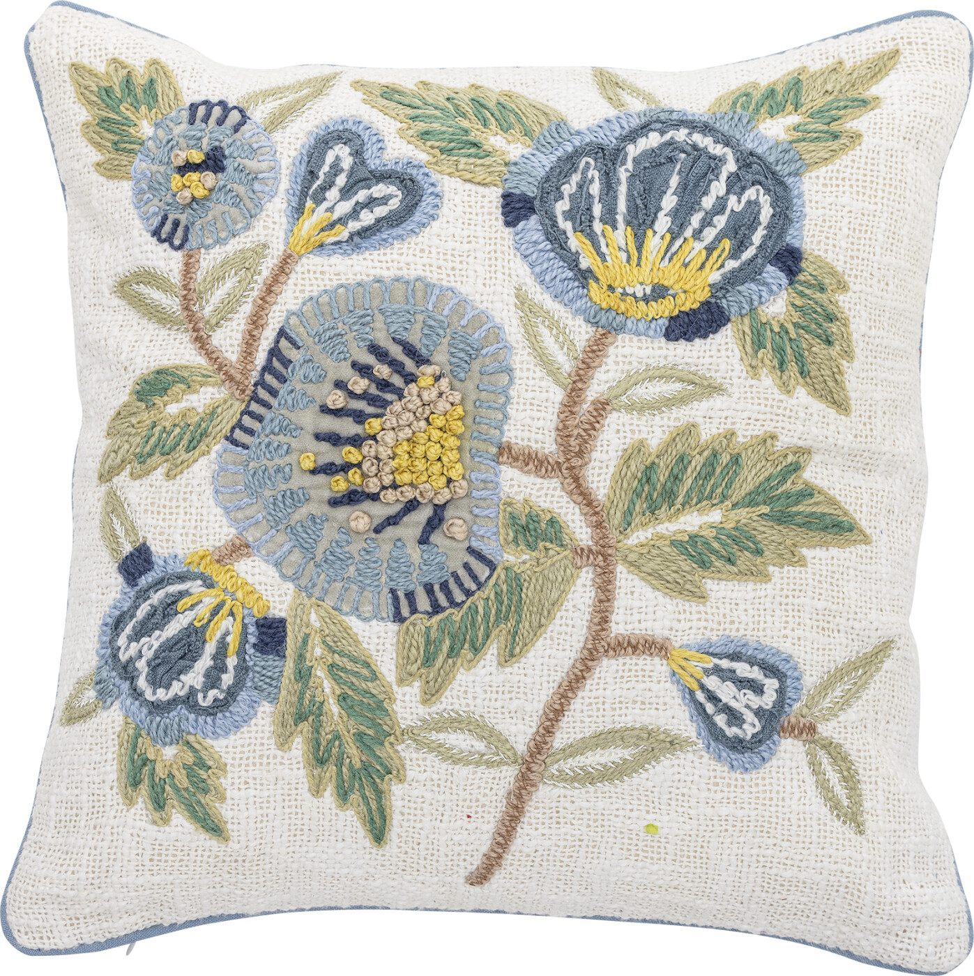 Creative Collection - Hanna Pyntepude - 45x45 Cm - Blå - Bomuld