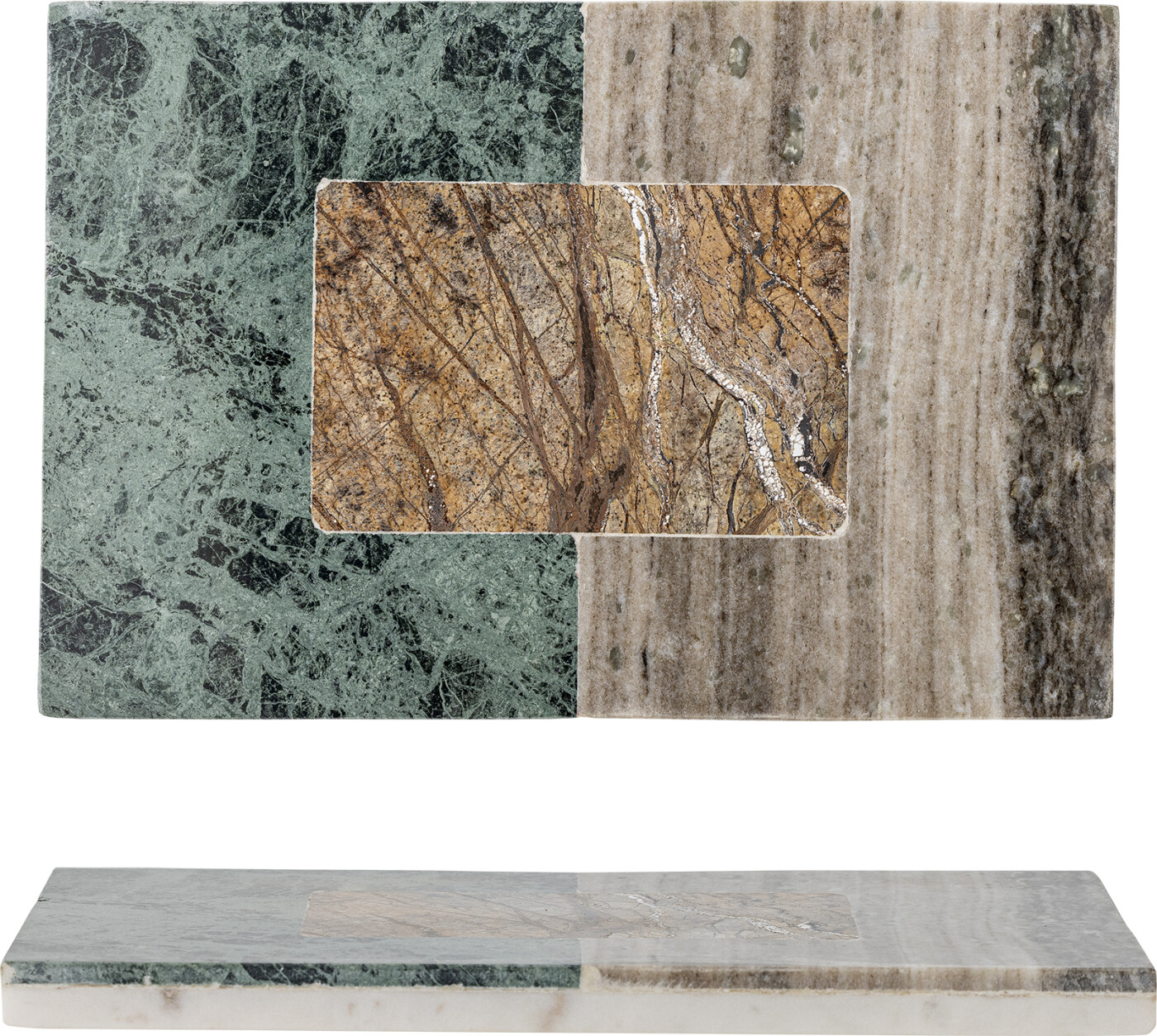 Creative Collection - Ketil Skærebræt - Grøn - Marmor
