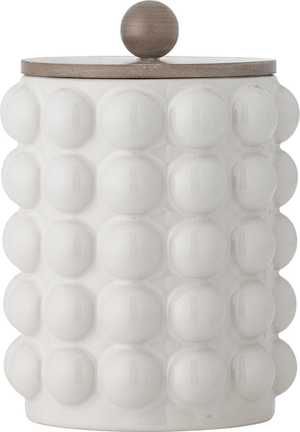 Creative Collection - Madge Krukke Med Låg - Stentøj - 1300 Ml