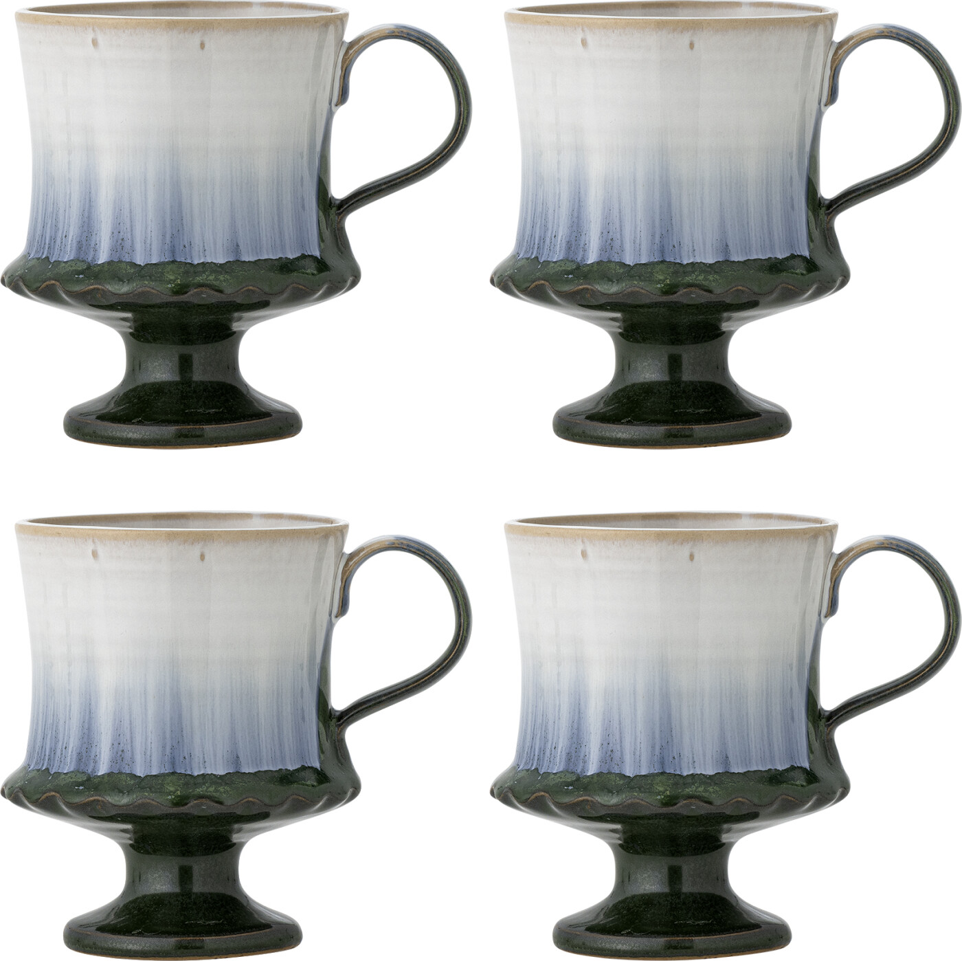Creative Collection - Odile Krus - Blå - 250 Ml - Stentøj - 4 Stk.