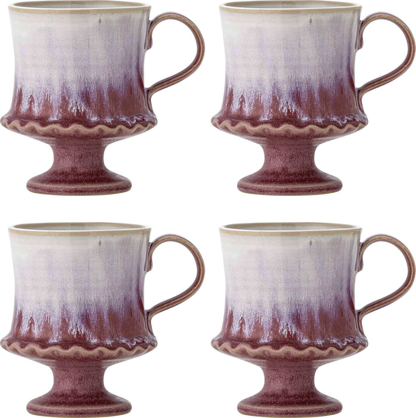 Creative Collection - Odile Krus - Rosa - 250 Ml - Stentøj - 4 Stk.