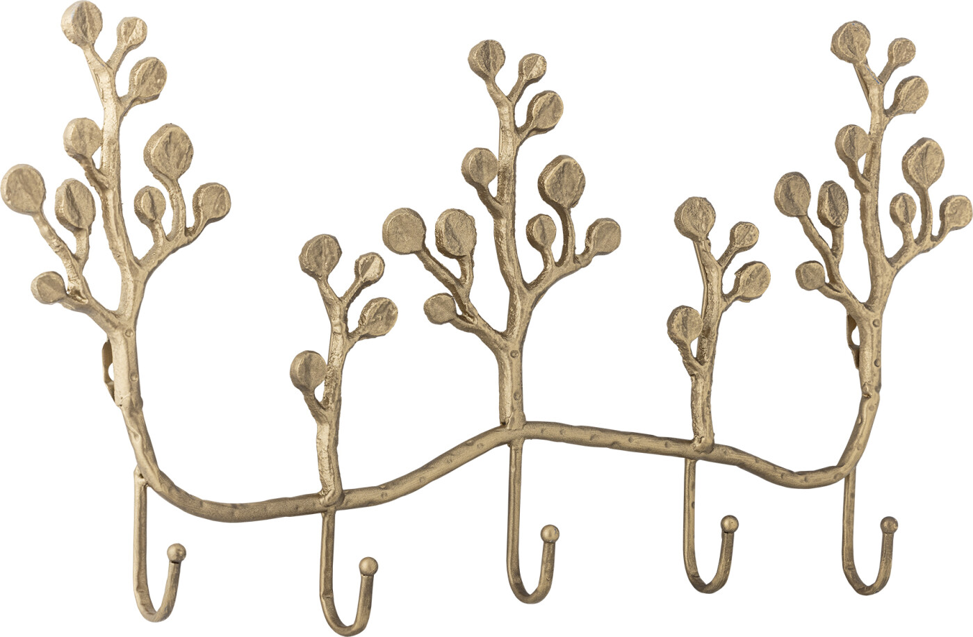 Bloomingville - Padova Knagerække, Brass, Metal, L57xH31,5xW5 cm