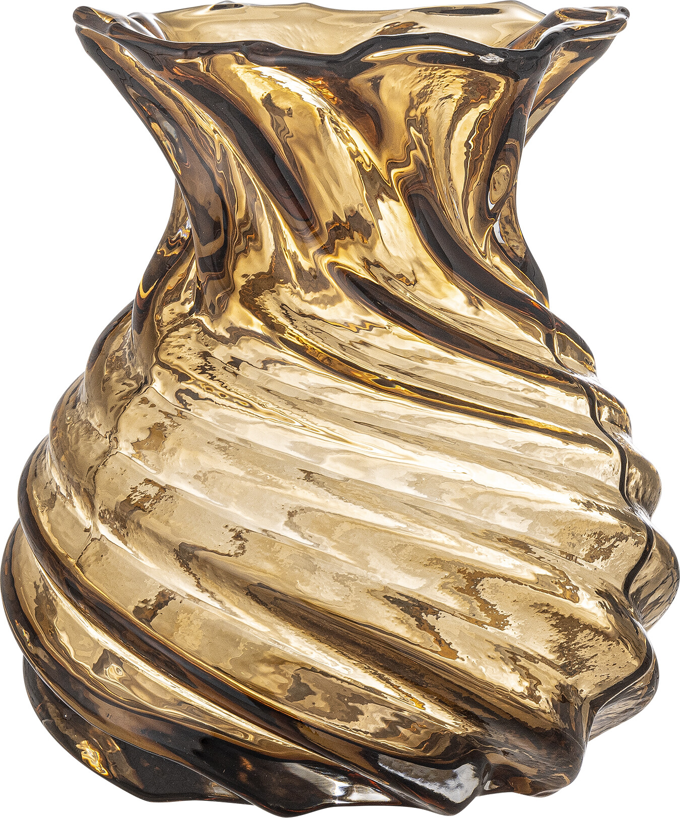 Creative Collection - Rylo Vase - Brun - Glas - H 18,5 Cm