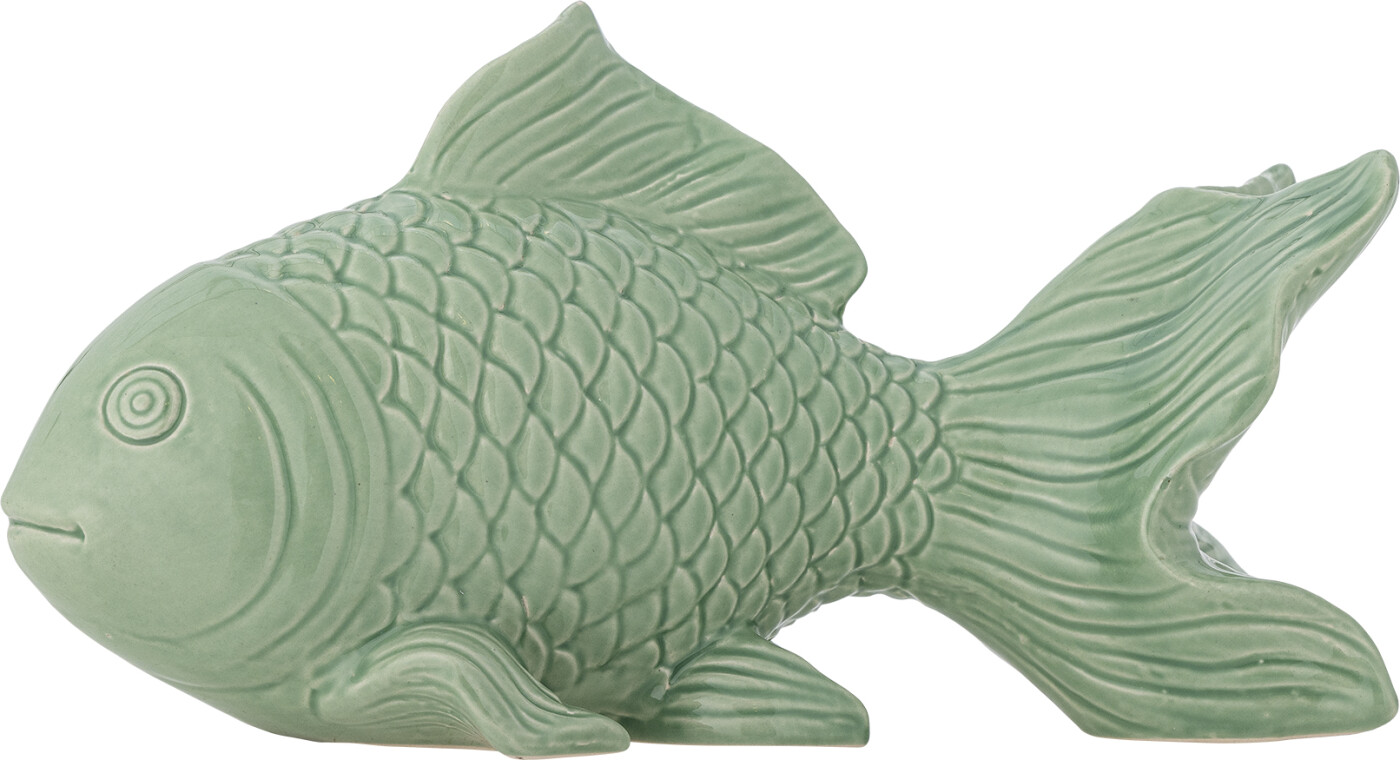 Creative Collection - Sukey Dekoration - Grøn Fisk - Stentøj