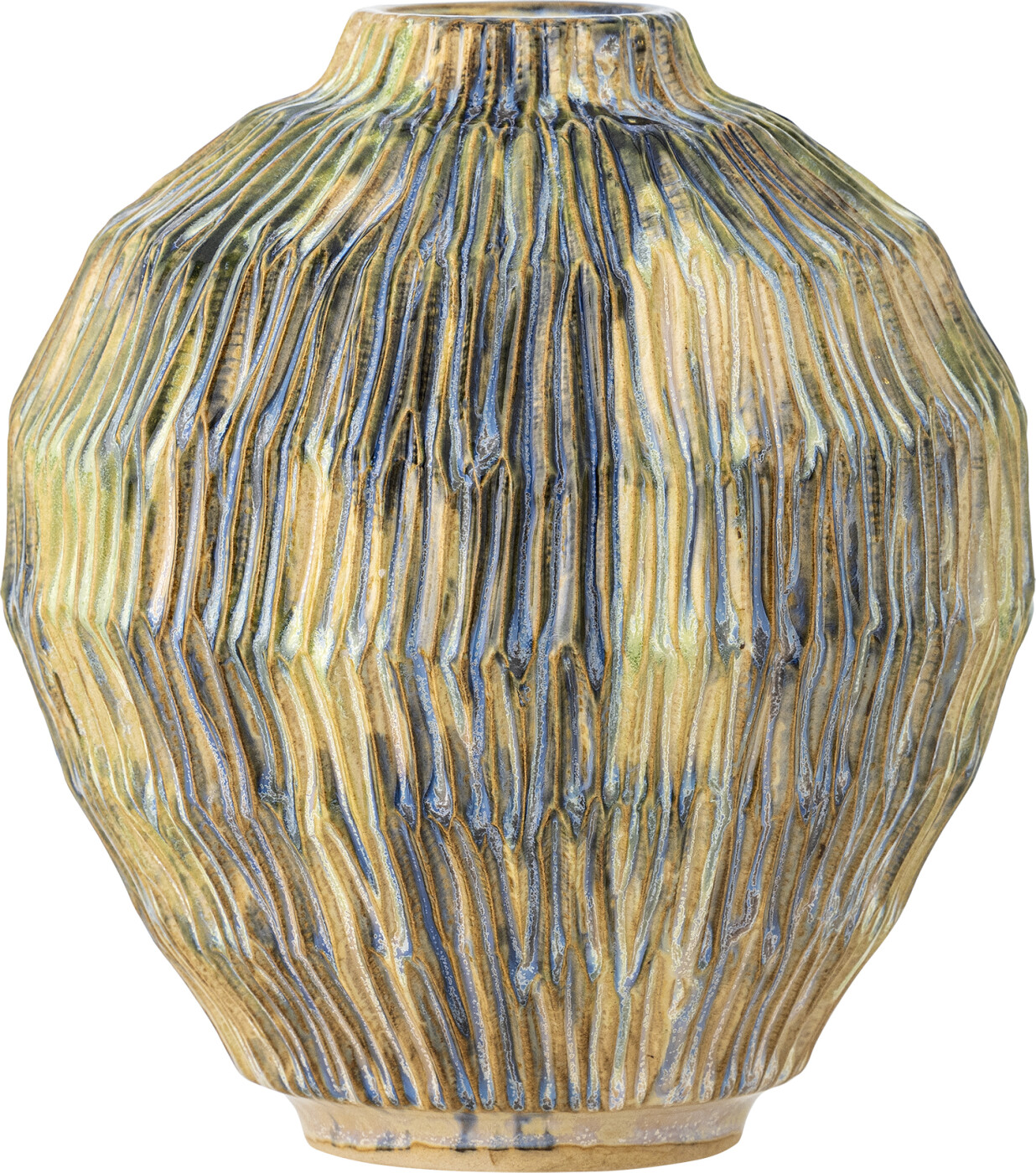 Creative Collection - Tavern Vase - Brun - Stentøj - 20,5x18,5 Cm