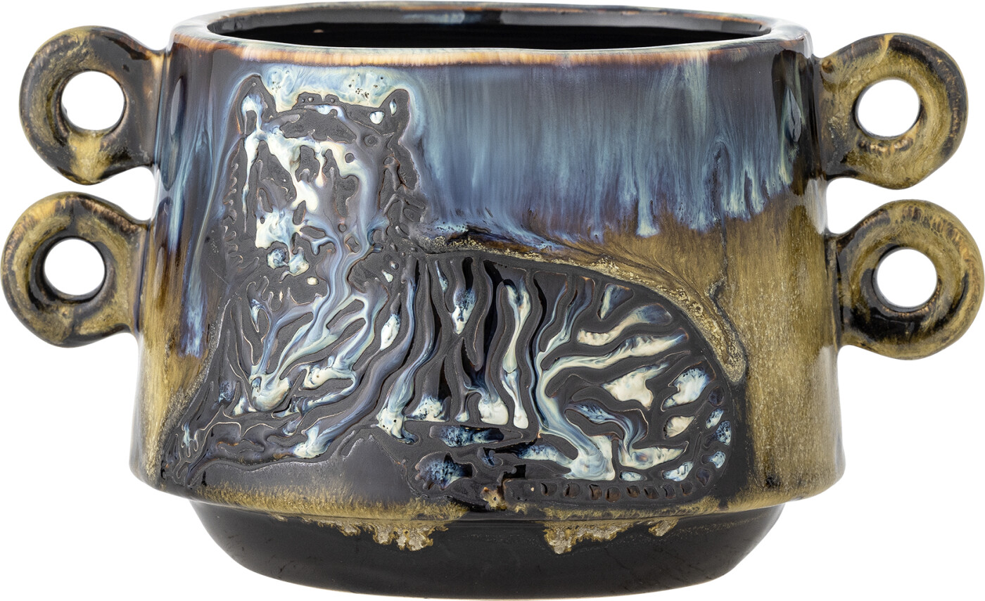 Creative Collection - Walton Urtepotteskjuler - Blå - Stentøj