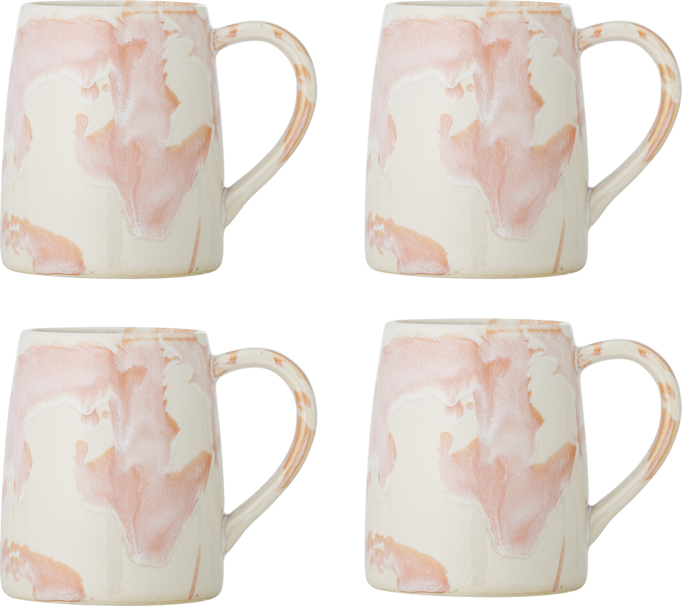 Creative Collection - Winnie Krus - Multifarvet - Stentøj Keramik - 4 Stk.