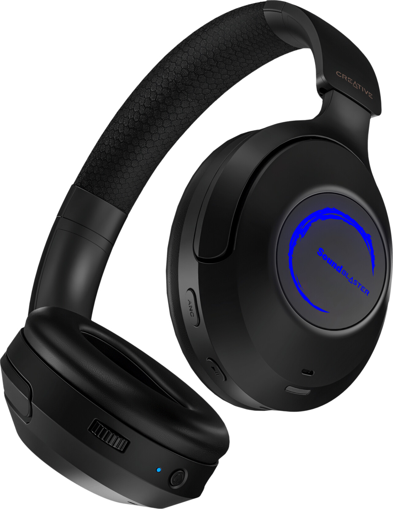 Creative - Sound Blaster Gh7 Super X-fi® Wireless Over-ear Gaming Headphones With Bluetooth® Le Audio And Detachable Boom Mic