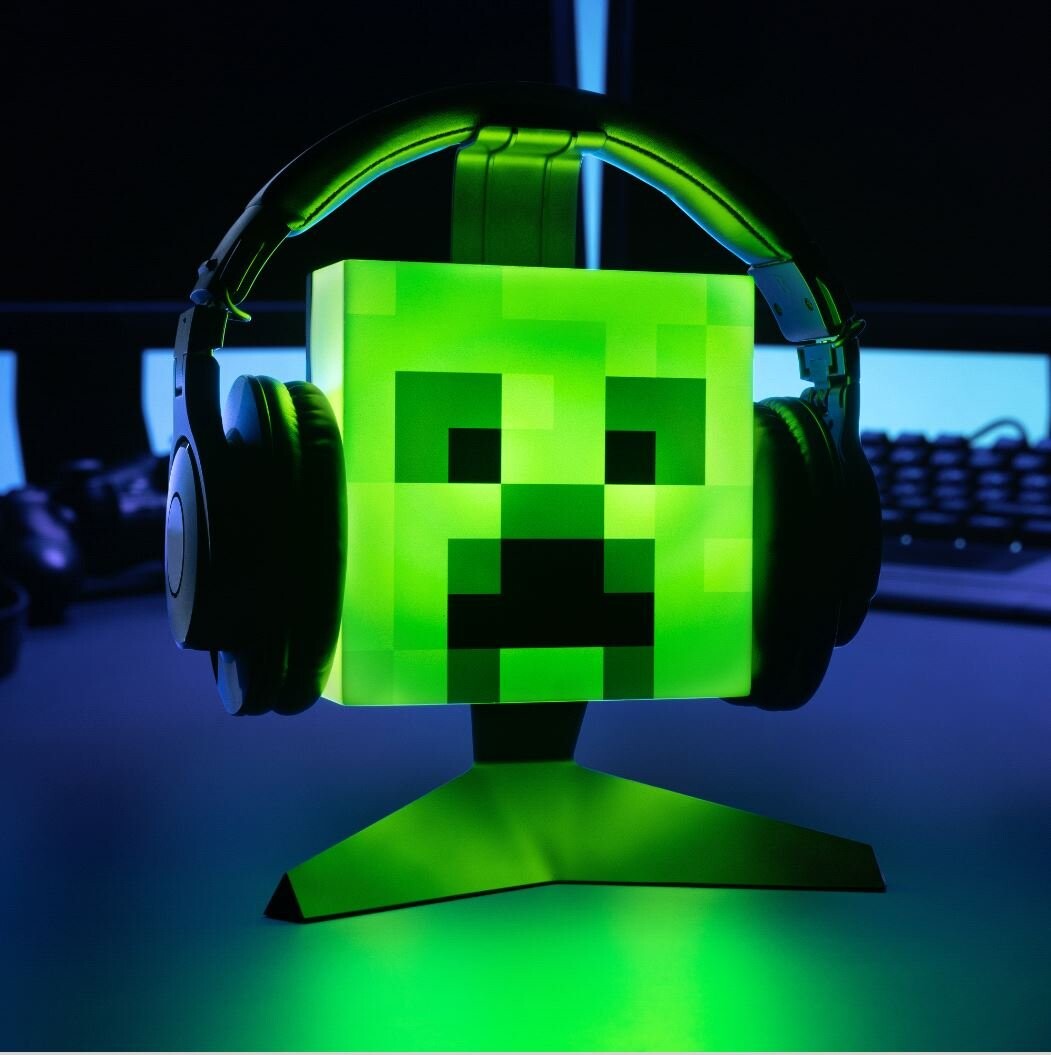 Billede af Minecraft - 3d Creeper Lampe - 24 Cm