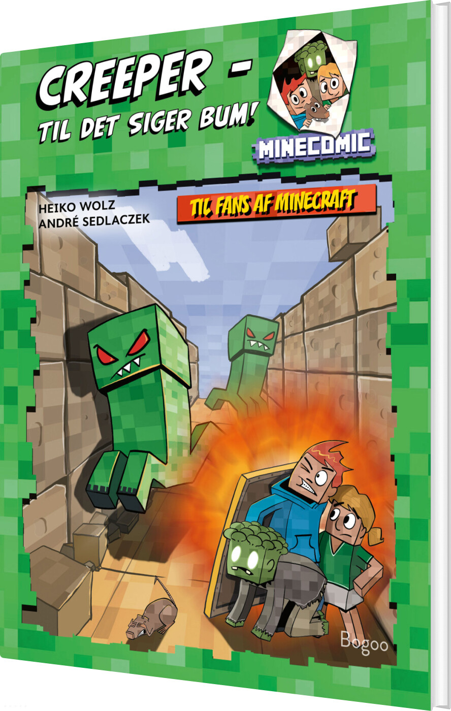Minecomic 1: Creeper - Til Det Siger Bum! - Heiko Wolz - Bog