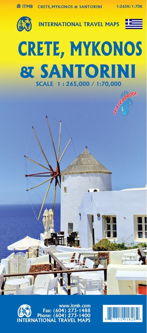 Crete, Mykonos & Santorini - English book