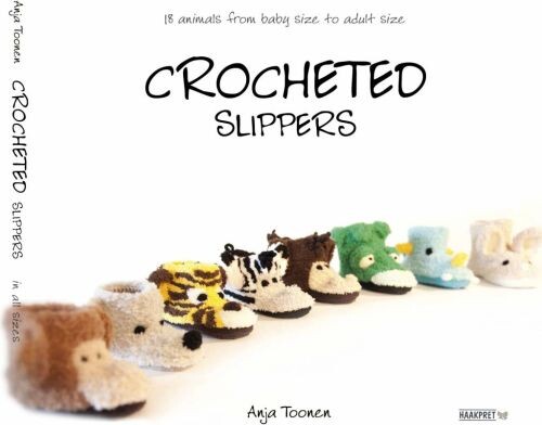 Crocheted Slippers - Anja Toonen - English Book