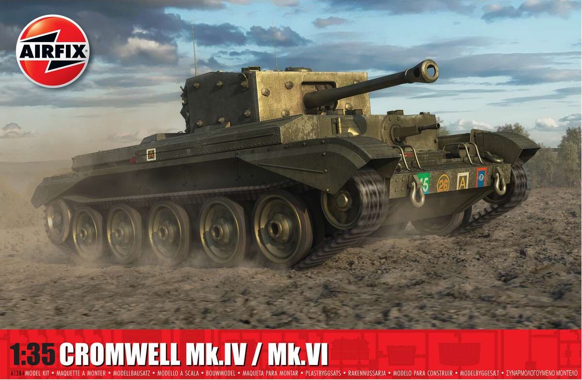 Airfix - Cromwell Mk.iv / Mk.vi Model Tank Byggesæt - 1:35 - A1384