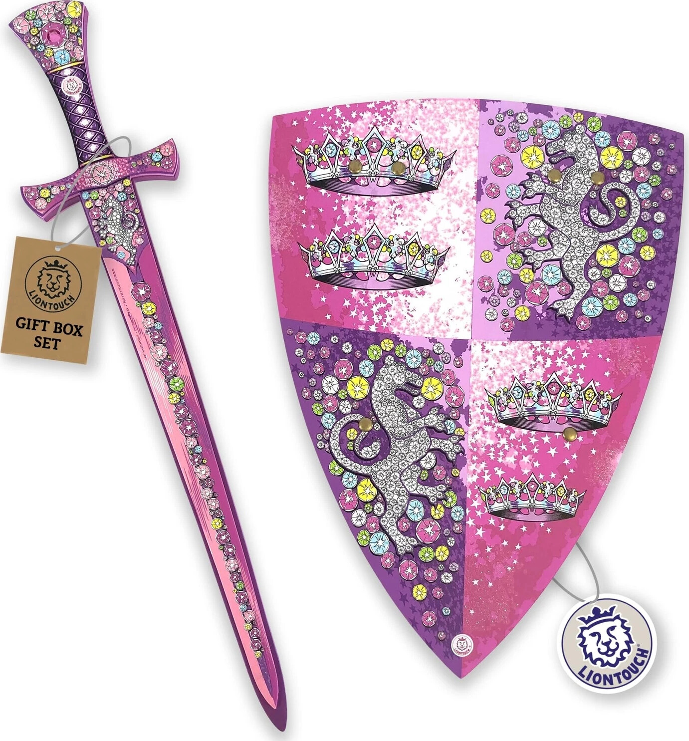 Liontouch - Krystal Prinsesse - Skumsværd Og Skumskjold Til Børn