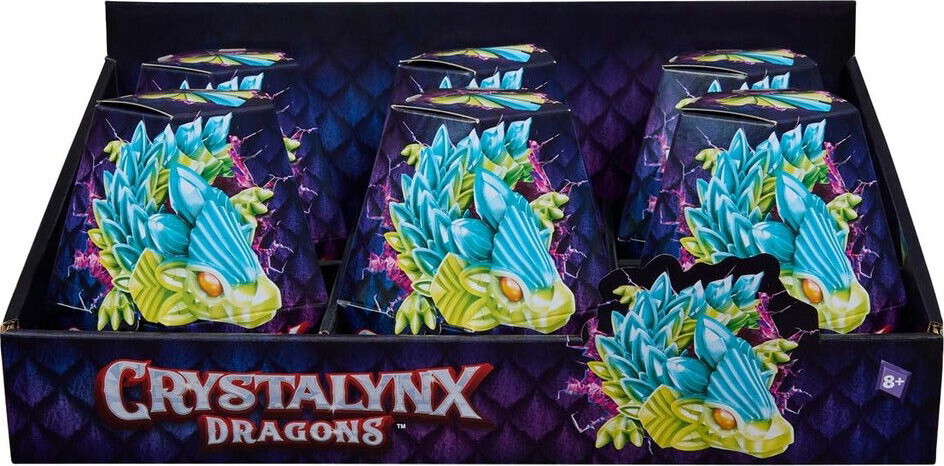 Crystalynx - Dragons - 22 Cm - Action Figur - Assorteret