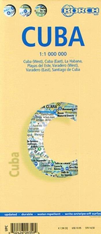 Cuba - Borch Maps - English book