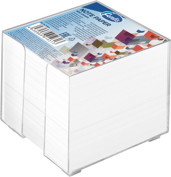 Cube Med Hvidt Papir Ca 9 X 9 Cm - Centrum