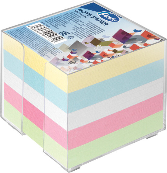 Cube Med Kulørt Papir Ca 9 X 9 Cm - Centrum