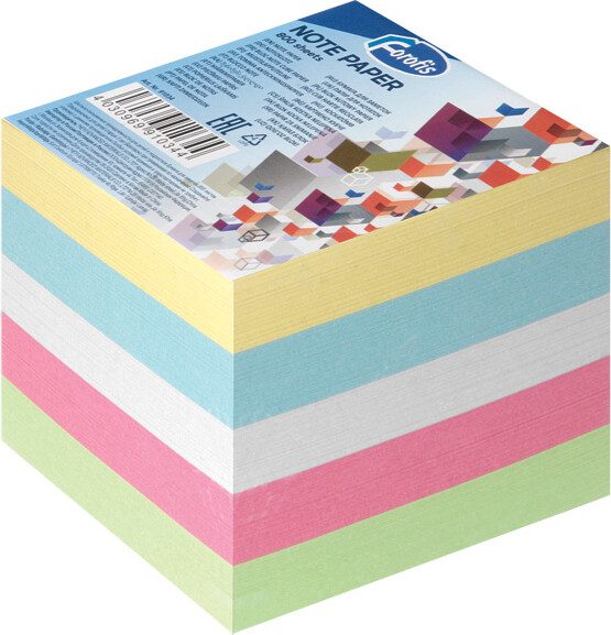 Cube Refill 85 X 85 Mm - Kulørt Papir