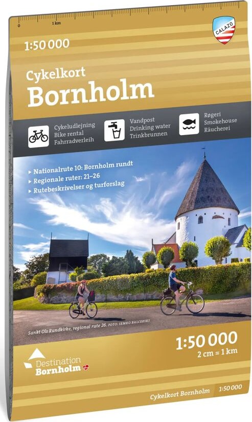Cykelkort Bornholm - Bog