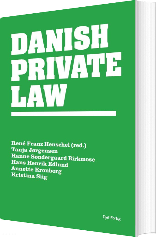 Danish Private Law - René Franz Henschel - Bog