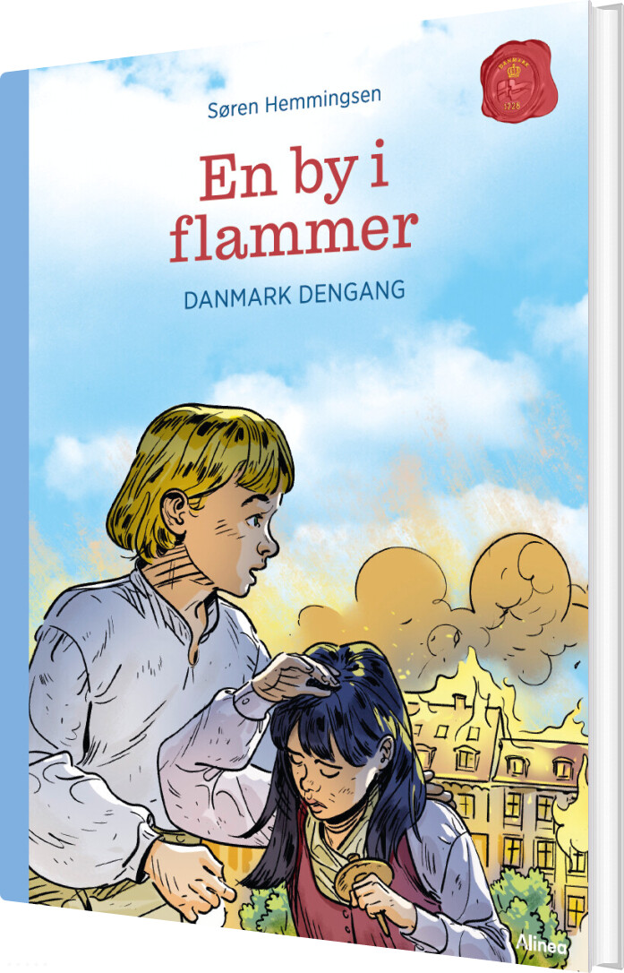 Billede af Danmark Dengang 8 - En By I Flammer, Blå Læseklub - Søren Elmerdahl Hemmingsen - Bog hos Gucca.dk