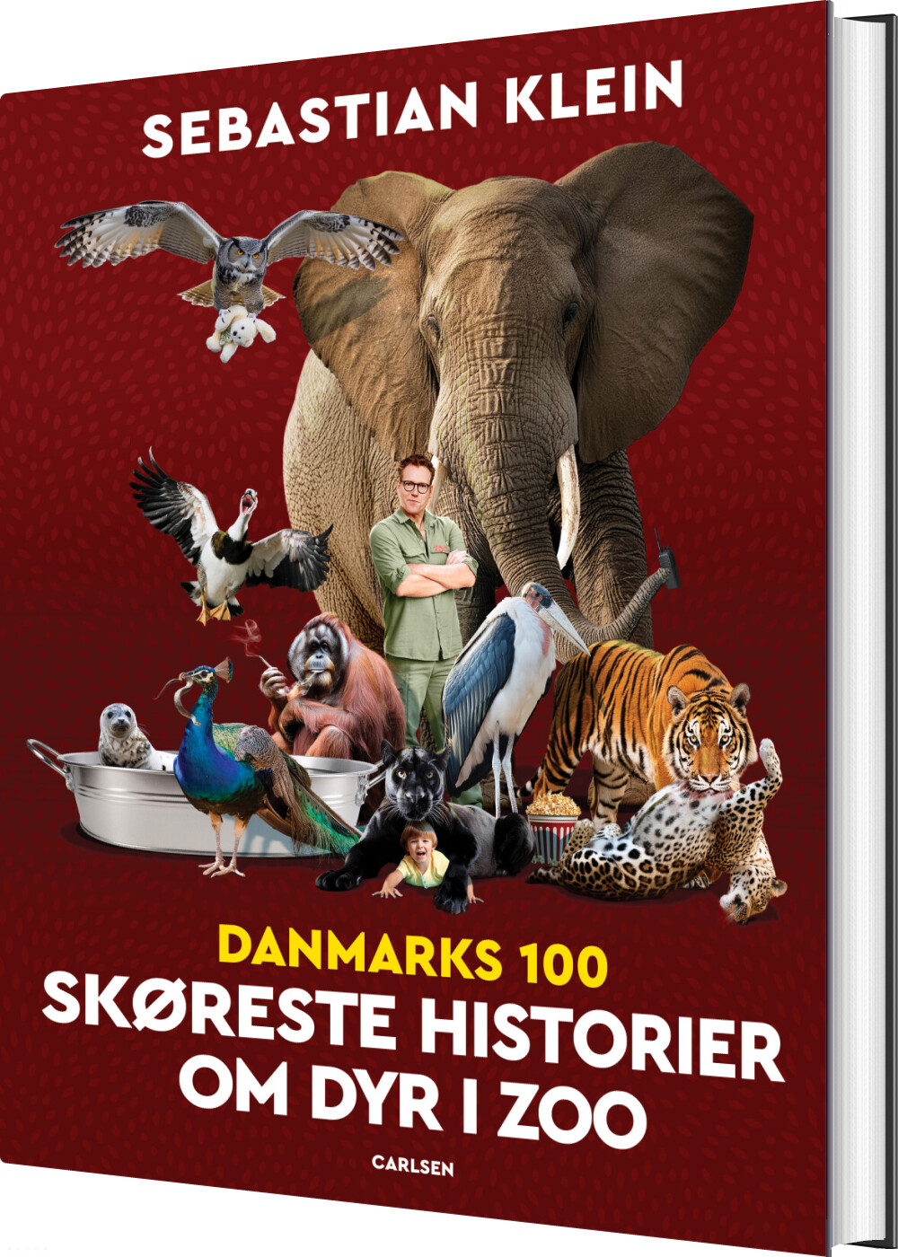 Danmarks 100 Skøreste Historier Om Dyr I Zoo - Sebastian Klein - Bog